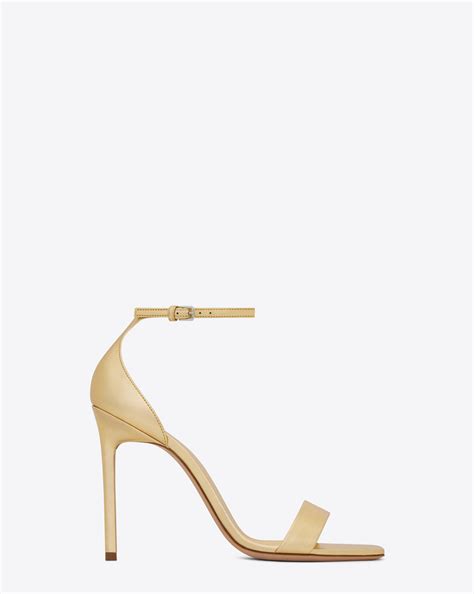 ysl amber sandal|Amber sandals in leather .